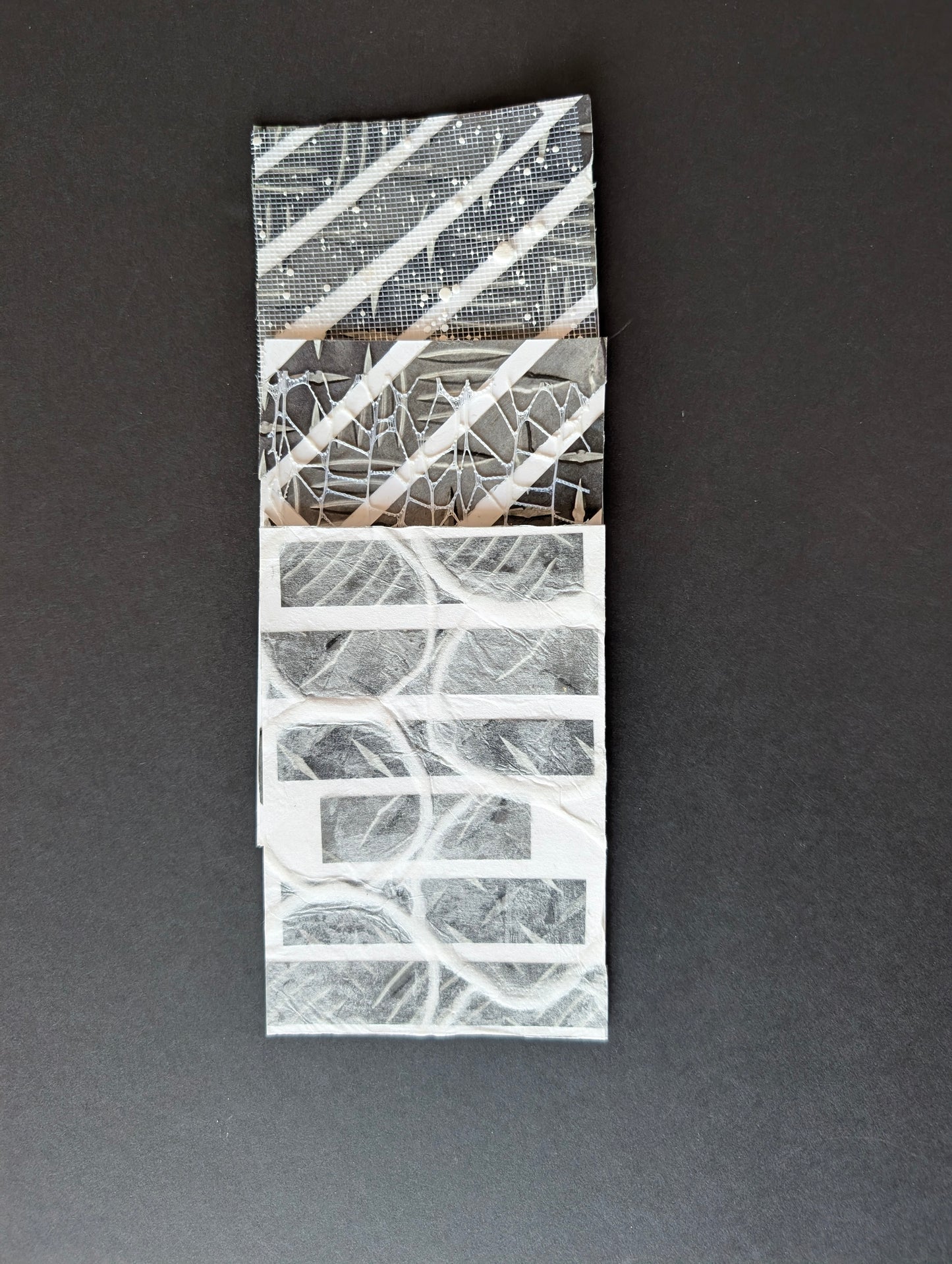Artic Grid — Original Mixed Media Art Postcards | Set of 3 | 4x6 | One of a Kind