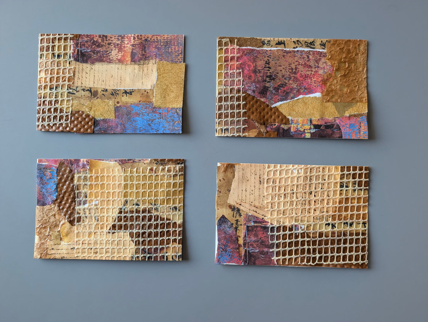 Urban Ephemera — Mixed Media Art Card Set