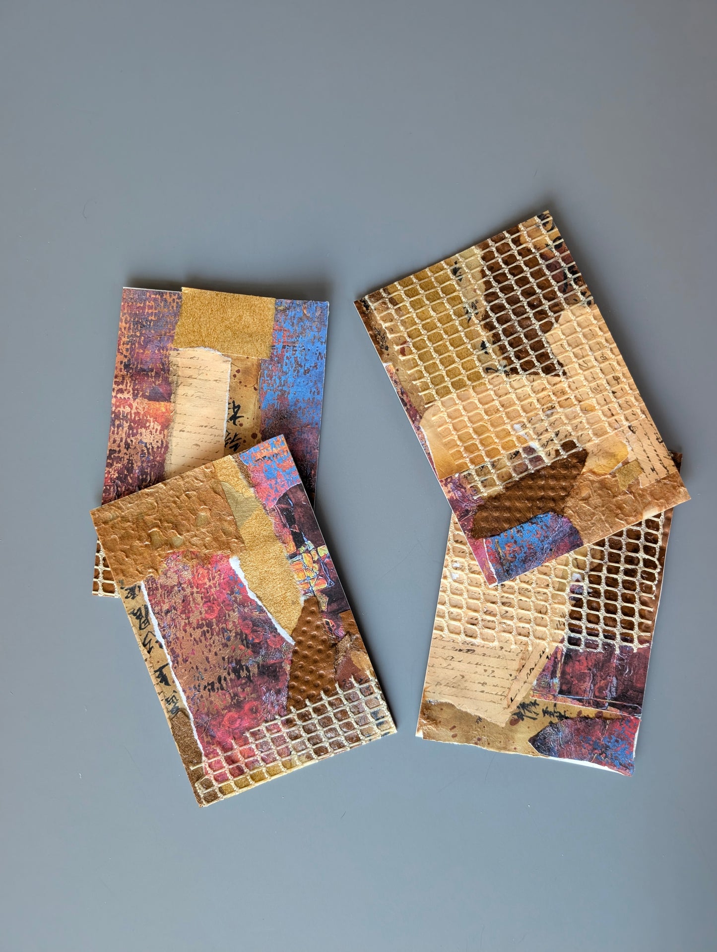 Urban Ephemera — Mixed Media Art Card Set