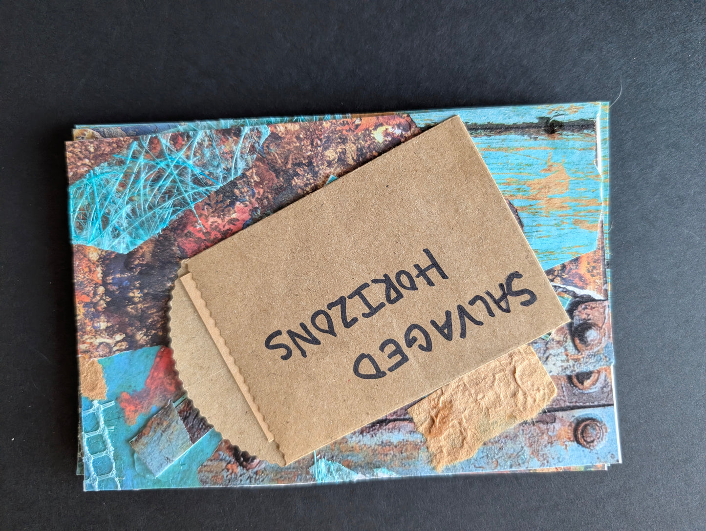 Salvaged Horizons — Mixed Media Art Card Set