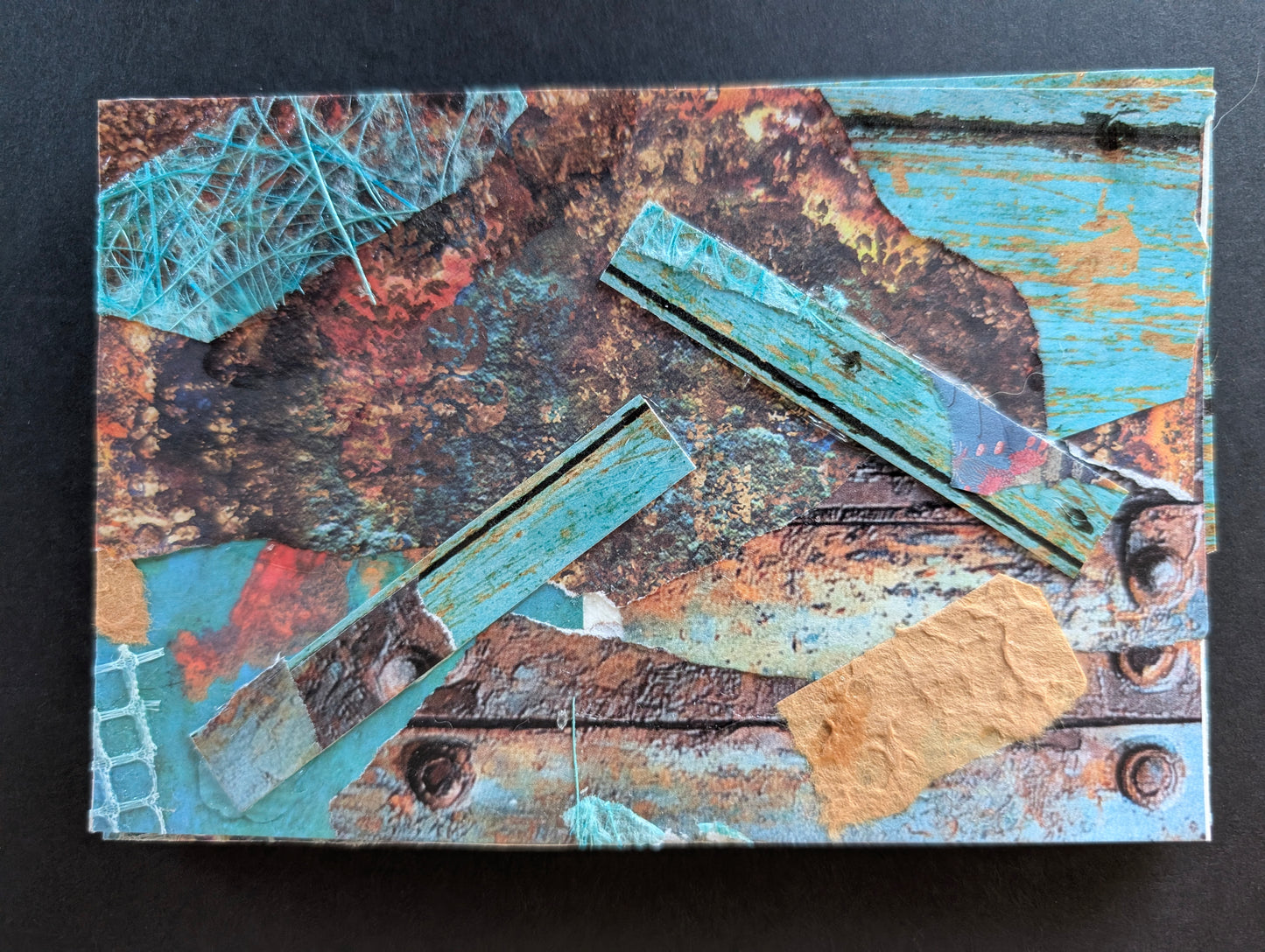 Salvaged Horizons — Mixed Media Art Card Set