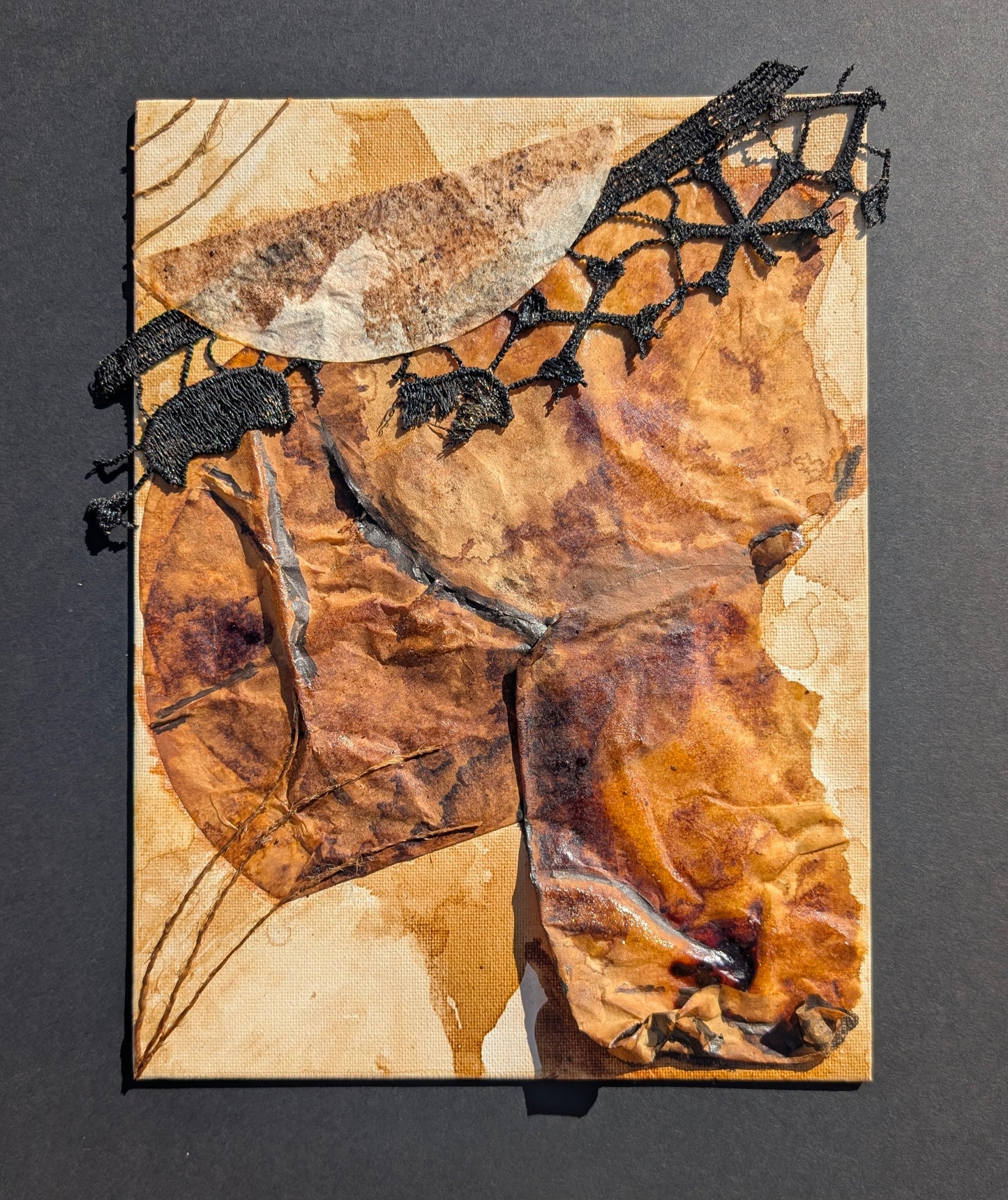 "The Becoming" — Original Mixed Media Canvas Art | 9x12 | One of a Kind